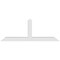 Ekena Millwork Portland Architectural Grade PVC Gable Bracket, 60"W x 22 1/2"H x 4"D x 4"F, 9/12 Pitch GBP060X23X0404POR00 - alternate 4